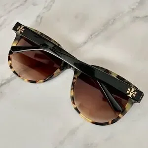 Tory Burch Women’s Tortoise Havana Square Sunglasses Brown Tory Burch Women main image 3